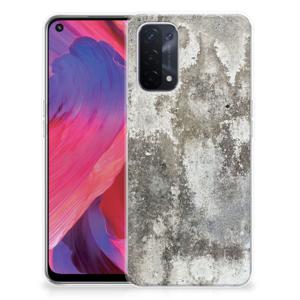 OPPO A93 5G TPU Siliconen Hoesje Beton Print