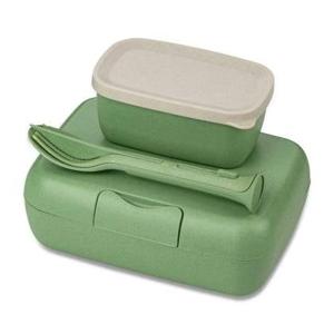 Koziol - Lunchbox- en Bestekset, Organic, Blad Groen - Koziol | Candy