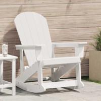 Adirondack Schommelstoel Wit 73.5 x 92 x 90cm Kunststof