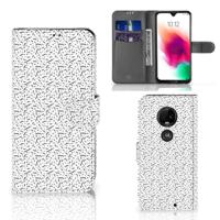 Motorola Moto G7 | G7 Plus | Telefoon Hoesje | Stripes Dots | Portemonnee hoesje