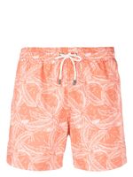 Canali short de bain à imprimé graphique - Orange - thumbnail