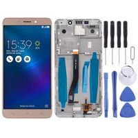 LCD-scherm en digitizer volledige assemblage met frame voor Asus ZenFone 3 Laser ZC551KL Z01BD (Goud)