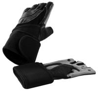 Leren Fitness Handschoenen Met Polsbandage Maat S