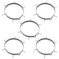 VidaXL Beluchtingsklemmen 5 st met spikes ø 30 cm ijzer