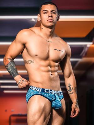Andrew Christian - Brief - Retro w/ Almost Naked - BLUE