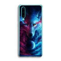 Where Light And Dark Meet: Huawei P30 Transparant Hoesje