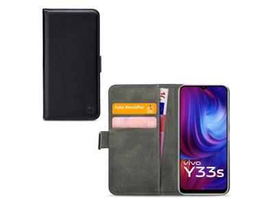 Mobilize Mobilize Classic Gelly Wallet Book Case vivo Y33s Black