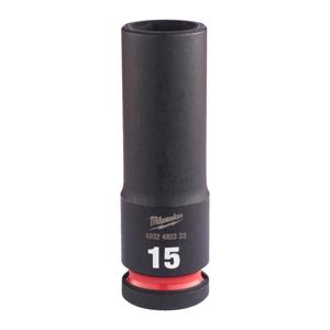 Milwaukee ShockWave™ Krachtdop 1/2" | lang | 15mm - 4932480333