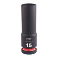 Milwaukee ShockWave™ Krachtdop 1/2" | lang | 15mm - 4932480333