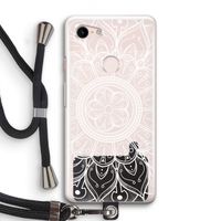 Roses Are Red: Pixel 3 Transparant Hoesje met koord