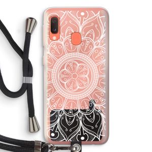 Roses Are Red: Samsung Galaxy A20e Transparant Hoesje met koord