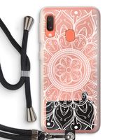 Roses Are Red: Samsung Galaxy A20e Transparant Hoesje met koord