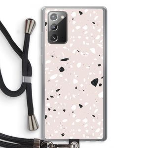 Terrazzo N°20: Samsung Galaxy Note 20 / Note 20 5G Transparant Hoesje met koord
