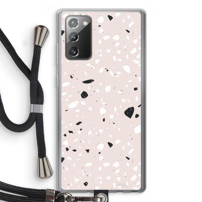 Terrazzo N°20: Samsung Galaxy Note 20 / Note 20 5G Transparant Hoesje met koord