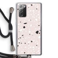 Terrazzo N°20: Samsung Galaxy Note 20 / Note 20 5G Transparant Hoesje met koord