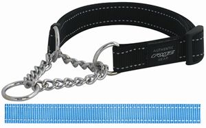 Rogz For Dogs lumberjack halfslip halsband turquoise