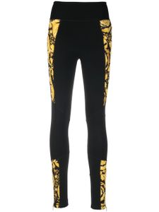 Versace legging à imprimé Barocco - Noir