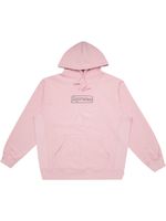 Supreme hoodie Kaws Chalk à logo - Rose