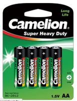 Camelion AA batterijen zink-carbon, 4 stuks (hangverpakking)