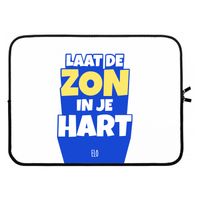 Laat de zon in je hart: Laptop sleeve 15 inch