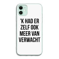 Meer verwacht: iPhone 11 Transparant Hoesje