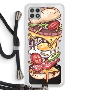 Diet Coke Please: Samsung Galaxy A22 4G Transparant Hoesje met koord