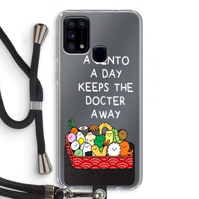 Bento a day: Samsung Galaxy M31 Transparant Hoesje met koord