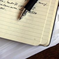 Moleskine notitieboek, ft 13 x 21 cm, gelijnd, harde cover, 240 blad, rood - thumbnail