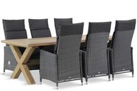 Garden Collections Madera/Oregon 240 cm dining tuinset 7-delig - thumbnail