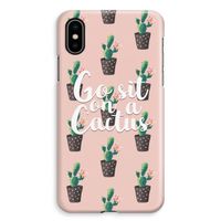 Cactus quote: iPhone XS Max Volledig Geprint Hoesje