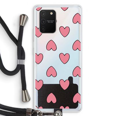Ondersteboven verliefd: Samsung Galaxy S10 Lite Transparant Hoesje met koord