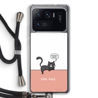GSM poes: Xiaomi Mi 11 Ultra Transparant Hoesje met koord