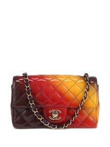 CHANEL Pre-Owned mini sac porté épaule Classic Flap - Rouge