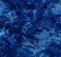 Wollen tinten vinyl tapijt blauw