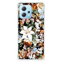 Case voor Xiaomi Redmi Note 12 5G Dark Flowers - thumbnail