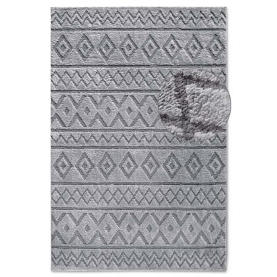 Vloerkleed Itinerance - Lichtgrijs maat: 240x80cm - materiaal: Polyester - Dekbed-Discounter.nl