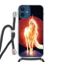 Last Unicorn: iPhone 12 Transparant Hoesje met koord