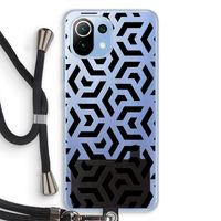 Crazy pattern: Xiaomi Mi 11 Lite Transparant Hoesje met koord