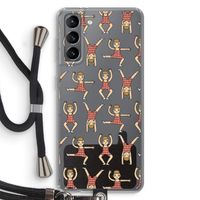 Gymboys: Samsung Galaxy S21 Transparant Hoesje met koord