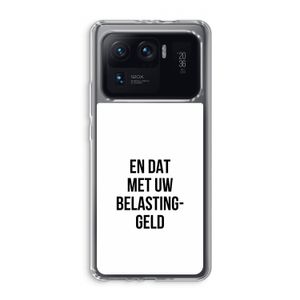 Belastinggeld: Xiaomi Mi 11 Ultra Transparant Hoesje