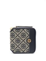 Tory Burch portefeuille à motif monogrammé - Tons neutres