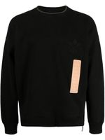 4SDESIGNS sweat en coton à imprimé UTEP - Noir