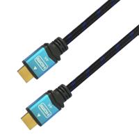 HDMI-Kabel Aisens A120-0358 3 m Zwart/Blauw 4K Ultra HD
