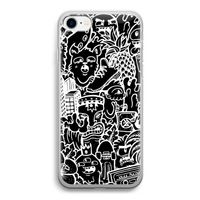 Vexx Black Mixtape: iPhone SE 2020 Transparant Hoesje