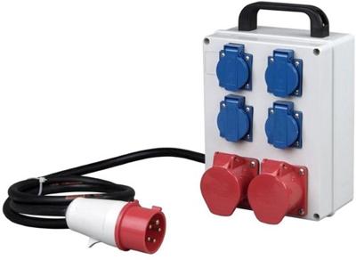 Enzo Kopp cee verdeler 5p/16a/400v naar 2xcee + 4xwcd - 6314200