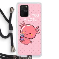 Love You A Lotl: Samsung Galaxy S10 Lite Transparant Hoesje met koord