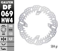 GALFER remschijf "df069" rotor brake rotors starr shark mx