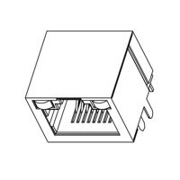 Weidmüller RJ45C5 R1U 1.7N4G/Y RL 2626090000 Bus Aantal polen (sensoren) 8 Zwart 240 stuk(s)