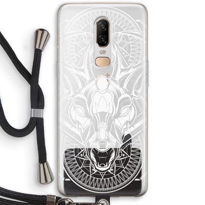 Oh Deer: OnePlus 6 Transparant Hoesje met koord