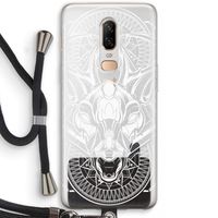 Oh Deer: OnePlus 6 Transparant Hoesje met koord